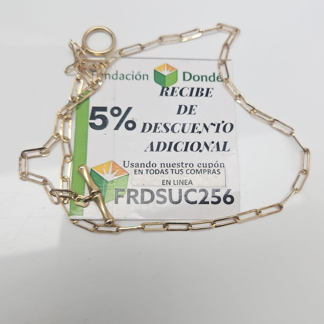 CADENA ORO 10 K 3.6 GRMS (SEMINUEVO)