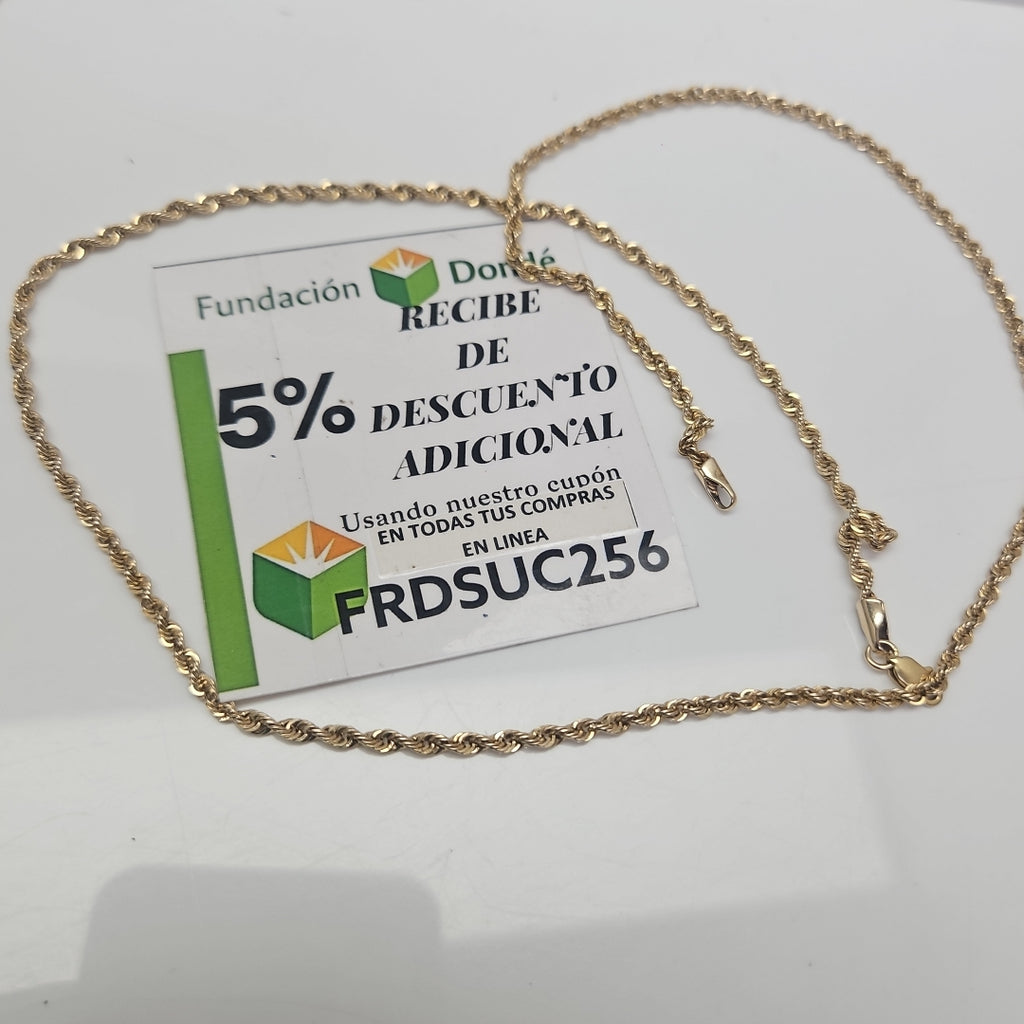 CADENA ORO 10 K 3,20 GRMS (SEMINUEVO)