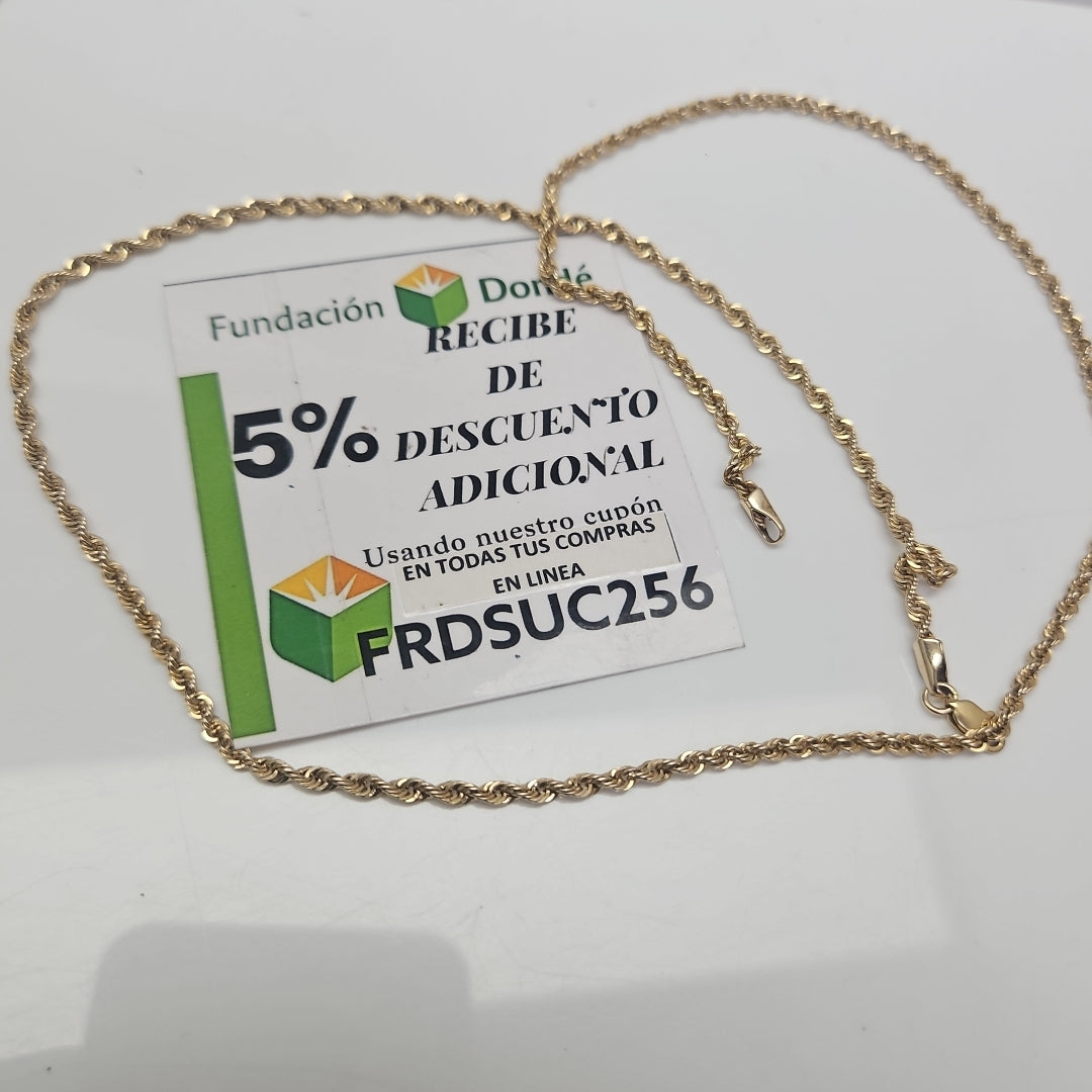 CADENA ORO 10 K 3,20 GRMS (SEMINUEVO)