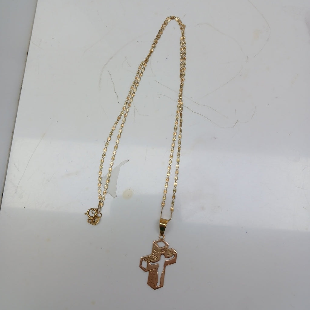 CADENA, DIJE ORO 10 K 2.9 GRMS (SEMINUEVO)