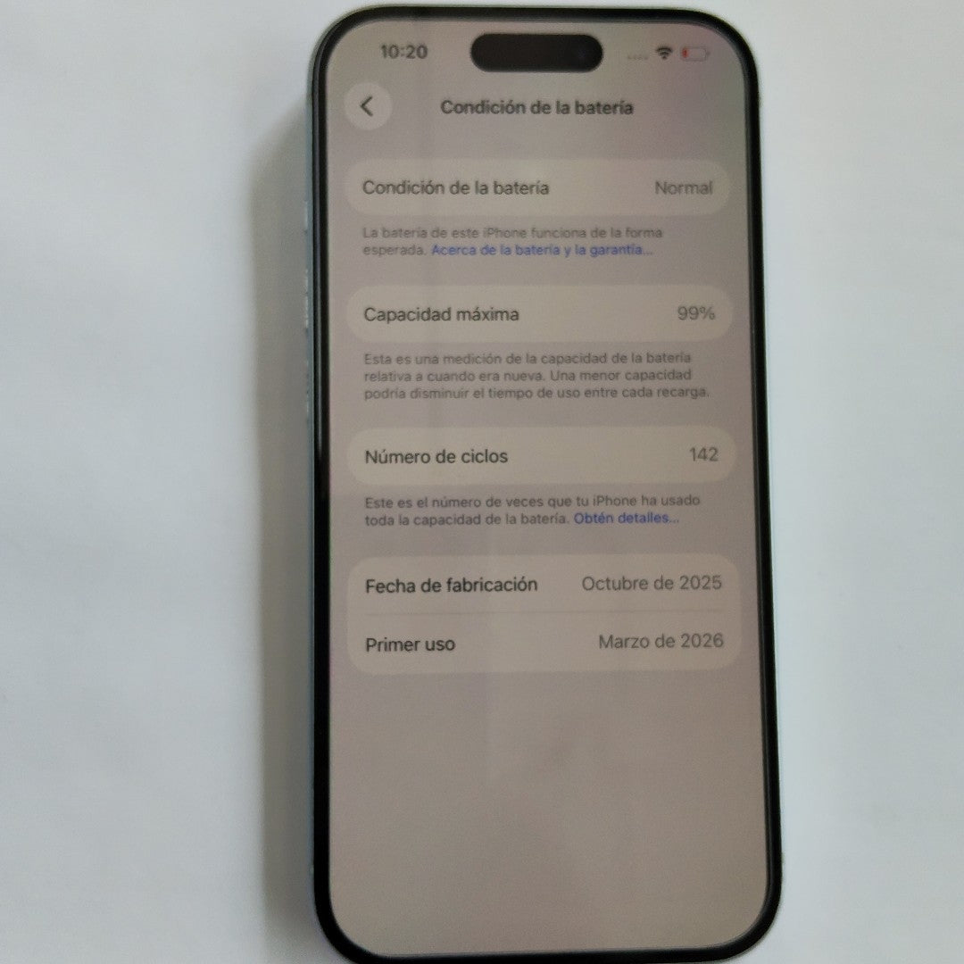 CELULAR APPLE IPHONE 15 A3089 (2023) 128 GB 6 GB RAM (SEMINUEVO)