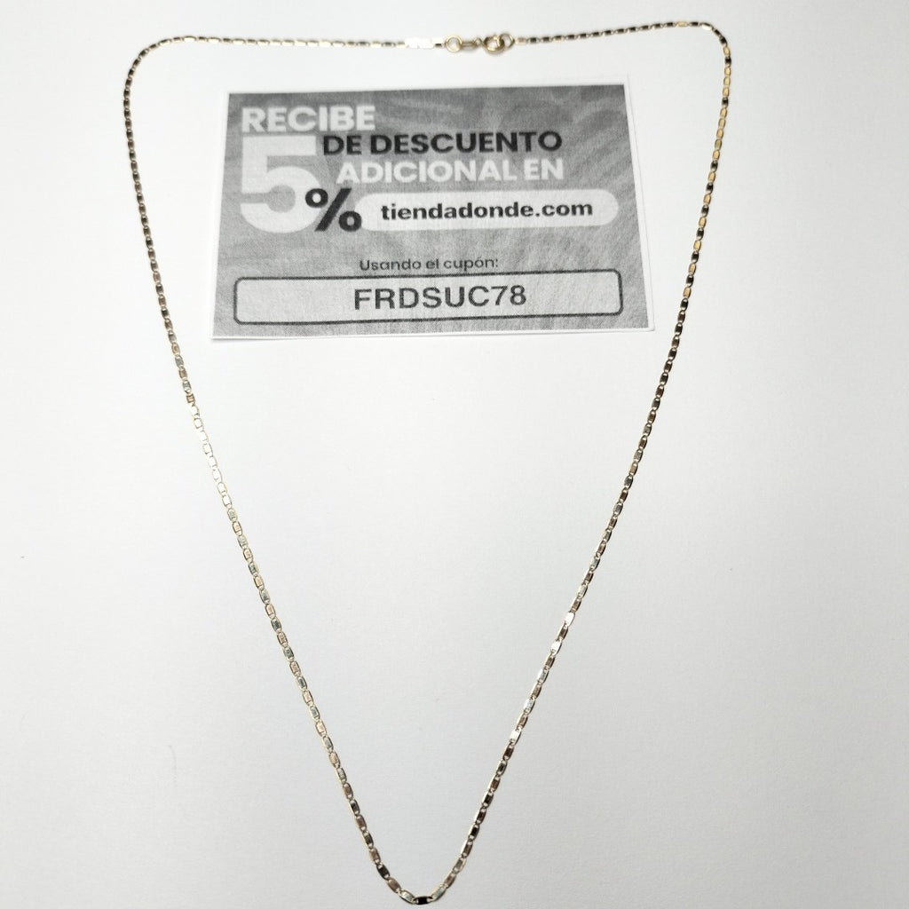 CADENA ORO 14 K 1.1 GRMS (SEMINUEVO)
