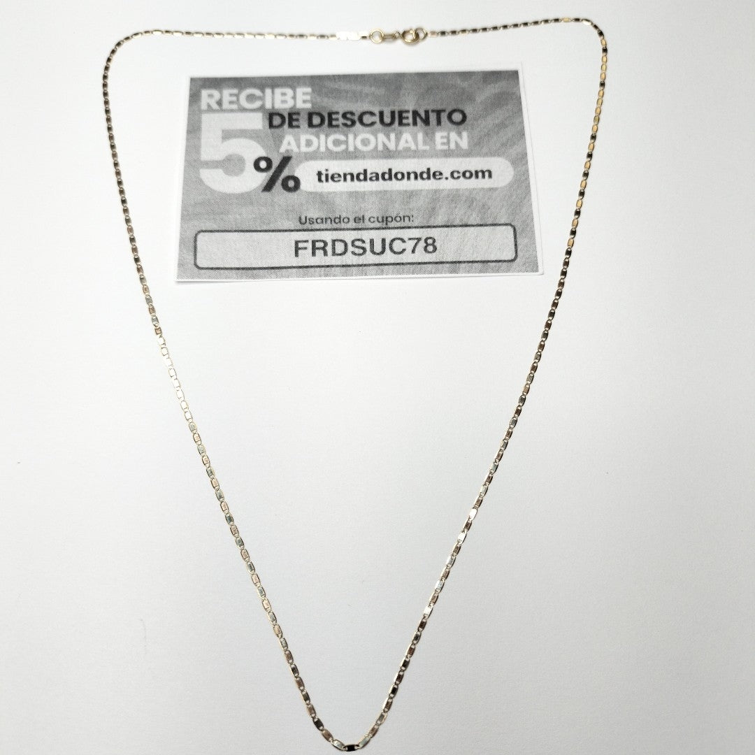 CADENA ORO 14 K 1.1 GRMS (SEMINUEVO)