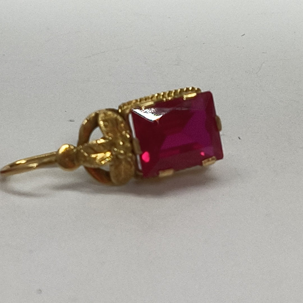 ARETES PAR ORO 18 K 5.2 GRMS (SEMINUEVO)
