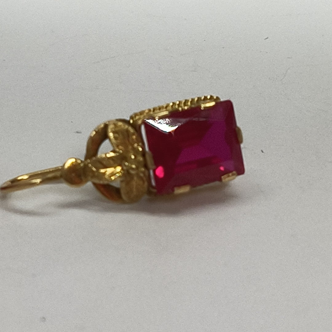 ARETES PAR ORO 18 K 5.2 GRMS (SEMINUEVO)