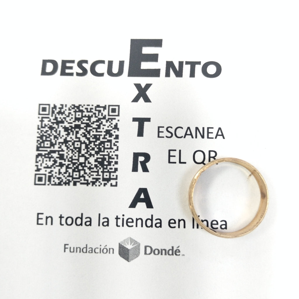 ARGOLLA ORO 14 K 2.1 GRMS (SEMINUEVO)