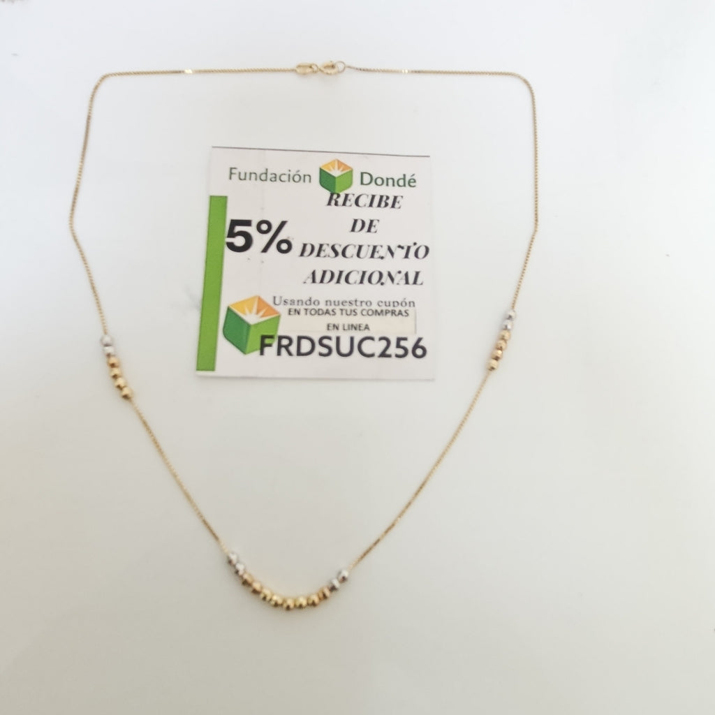GARGANTILLA ORO 14 K 3,10 GRMS (SEMINUEVO)