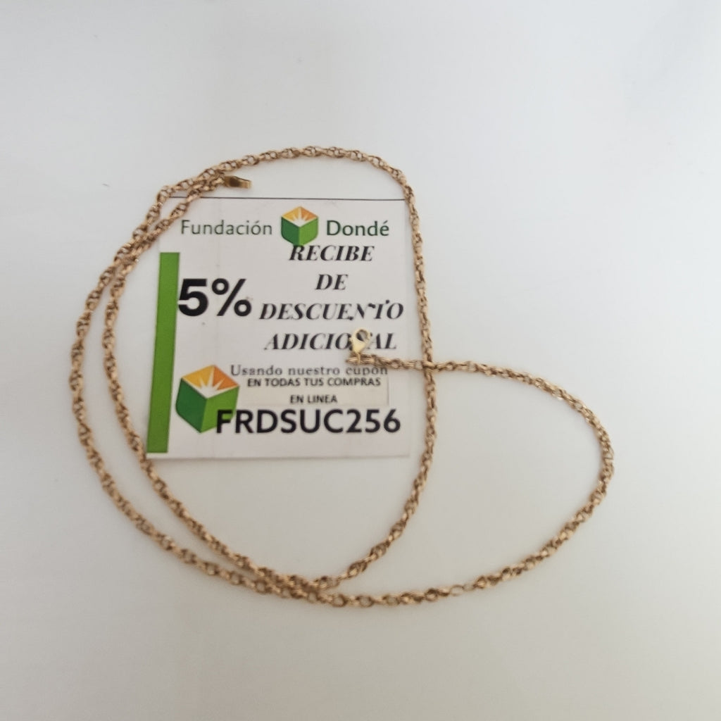 CADENA ORO 14 K 7,50 GRMS (SEMINUEVO)