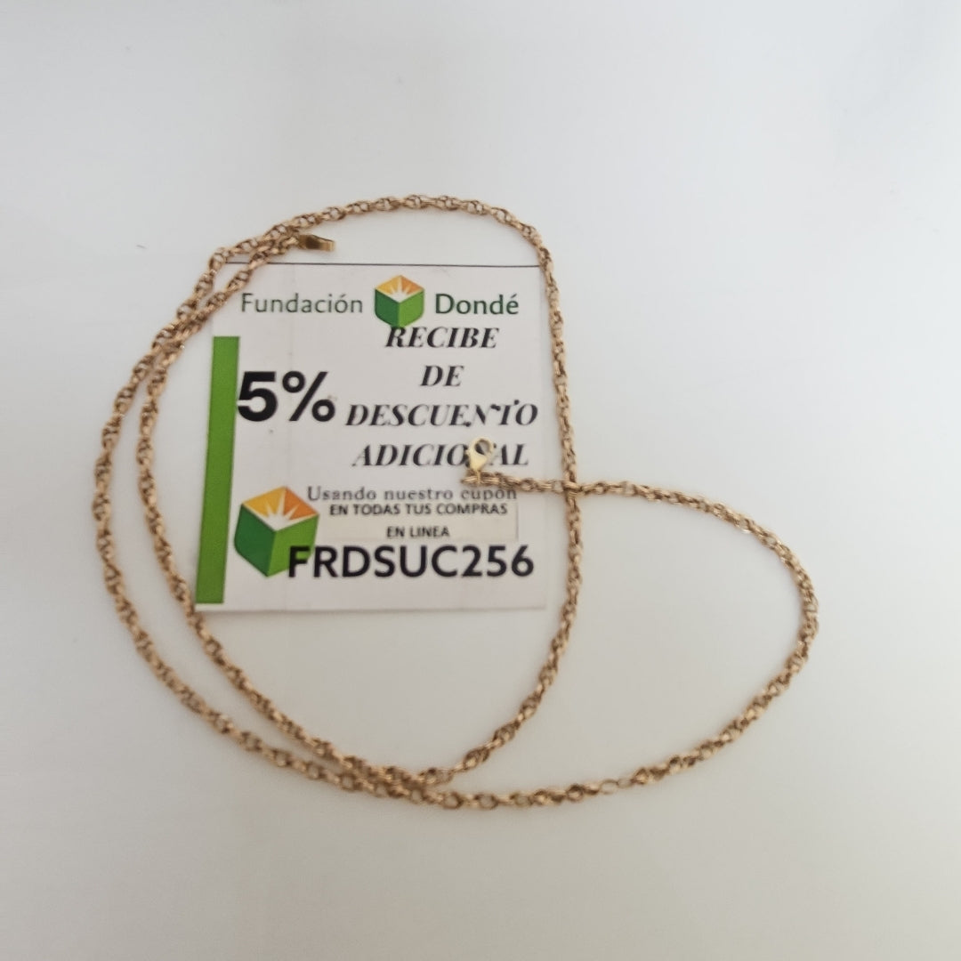 CADENA ORO 14 K 7,50 GRMS (SEMINUEVO)