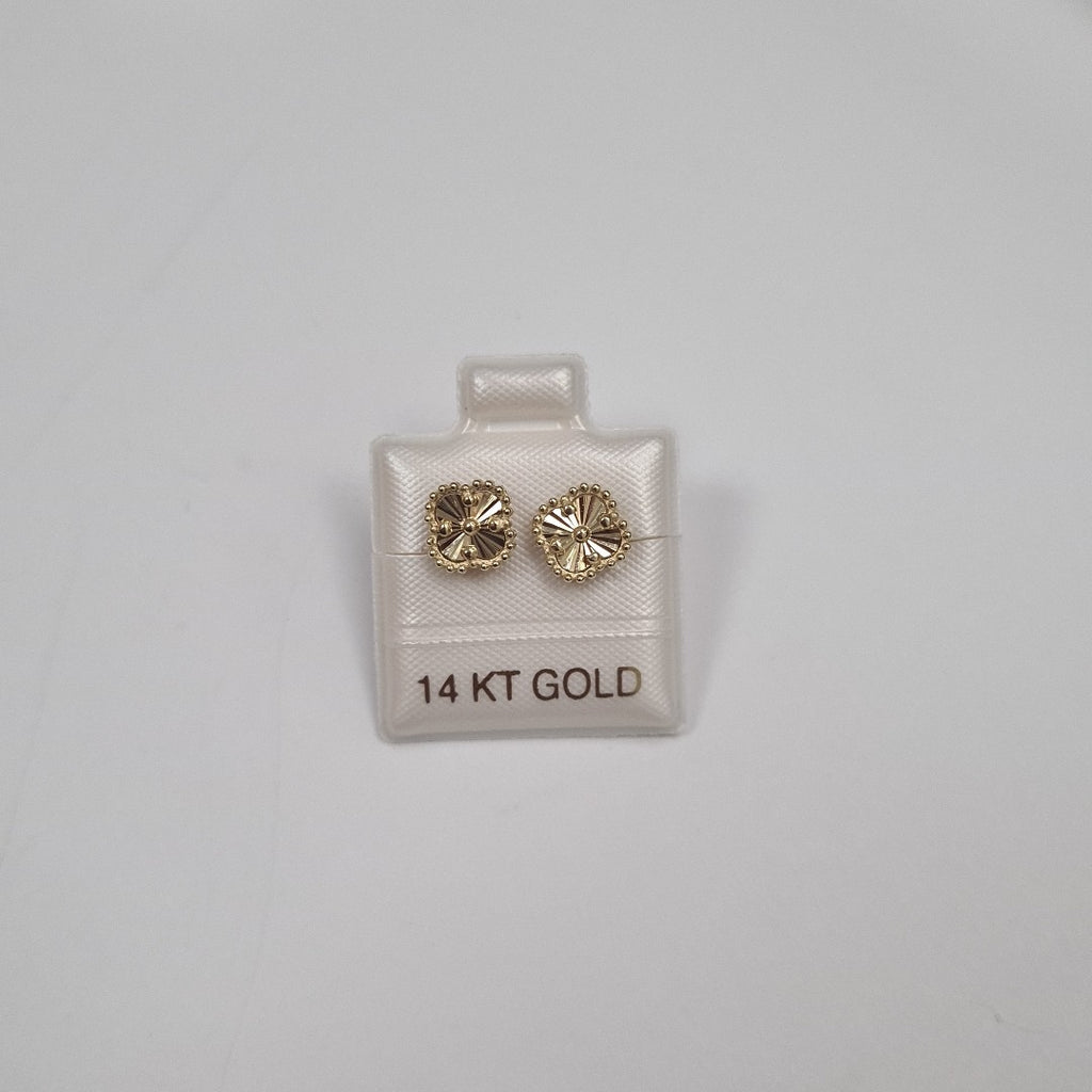 BROQUELES ORO 14K 1.5 (NUEVO)