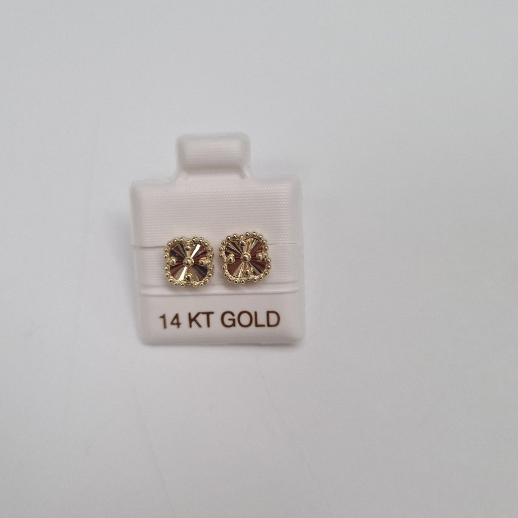 BROQUELES ORO 14K 1.5 (NUEVO)