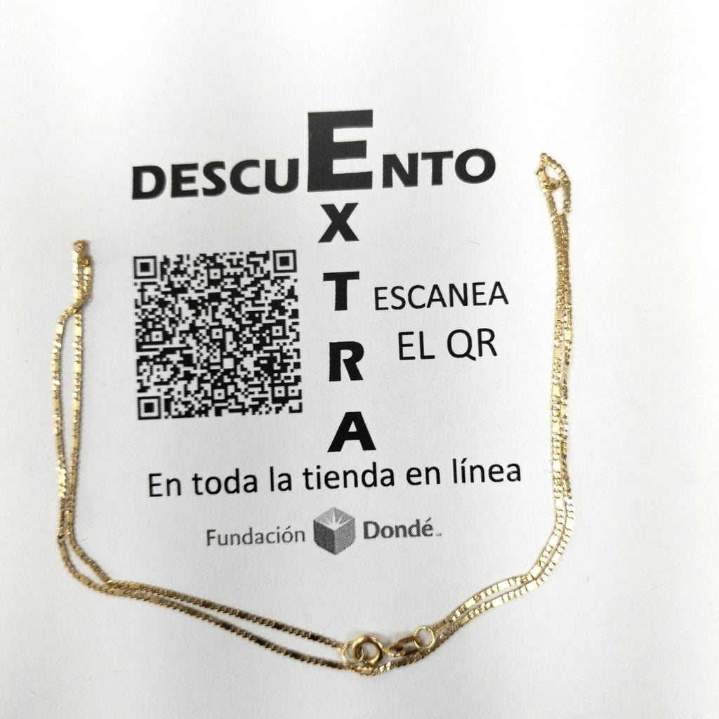CADENA ORO 10 K 1.6 GRMS (SEMINUEVO)