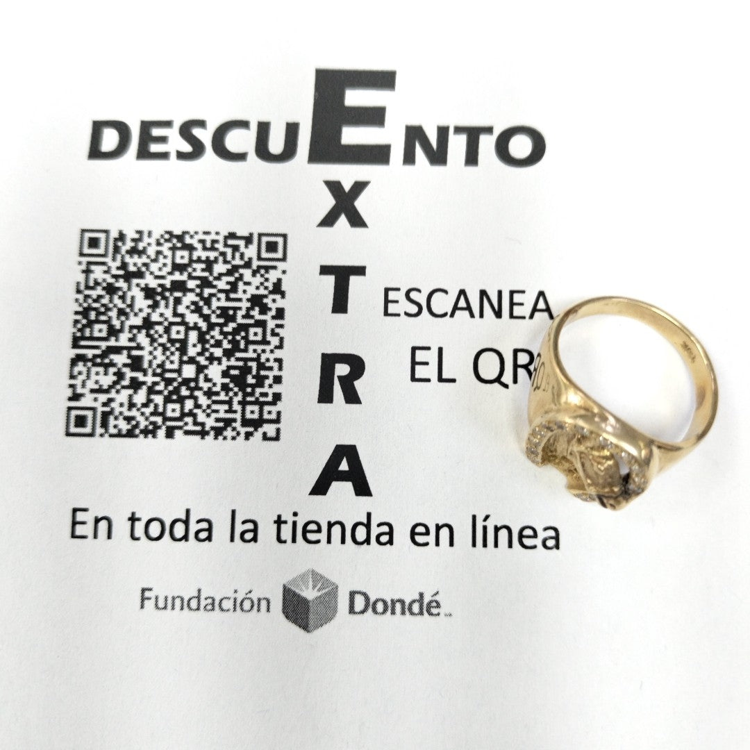ANILLO ORO 14 K 8.3 GRMS (SEMINUEVO)