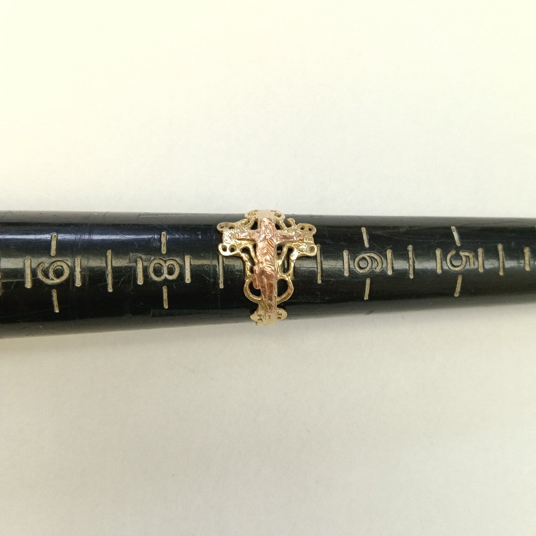 ANILLITO ORO, ORO COMBINADO 10 K 2.5 GRMS (SEMINUEVO)