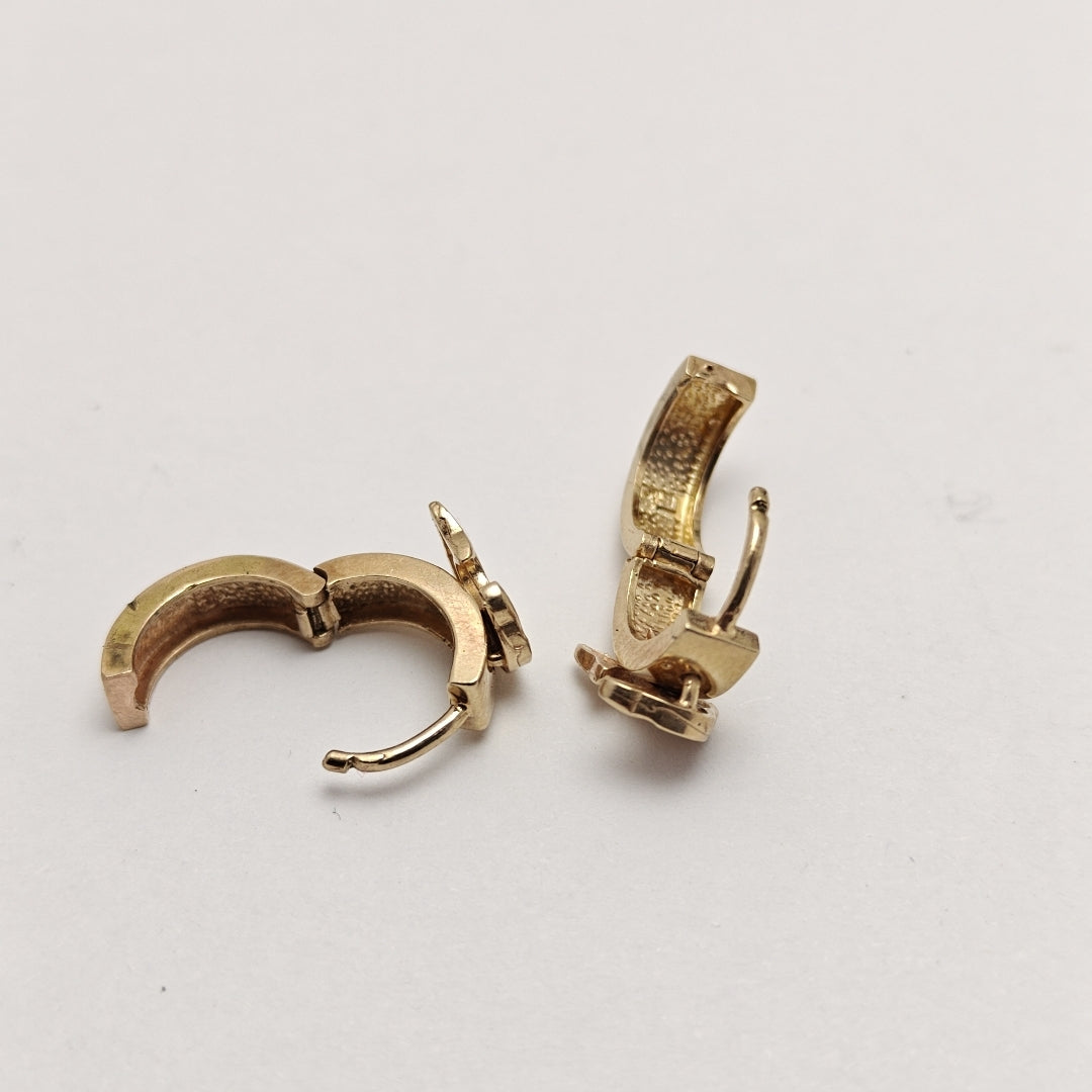 ARRACADAS PAR ORO 10 K 3.2 GRMS (SEMINUEVO)