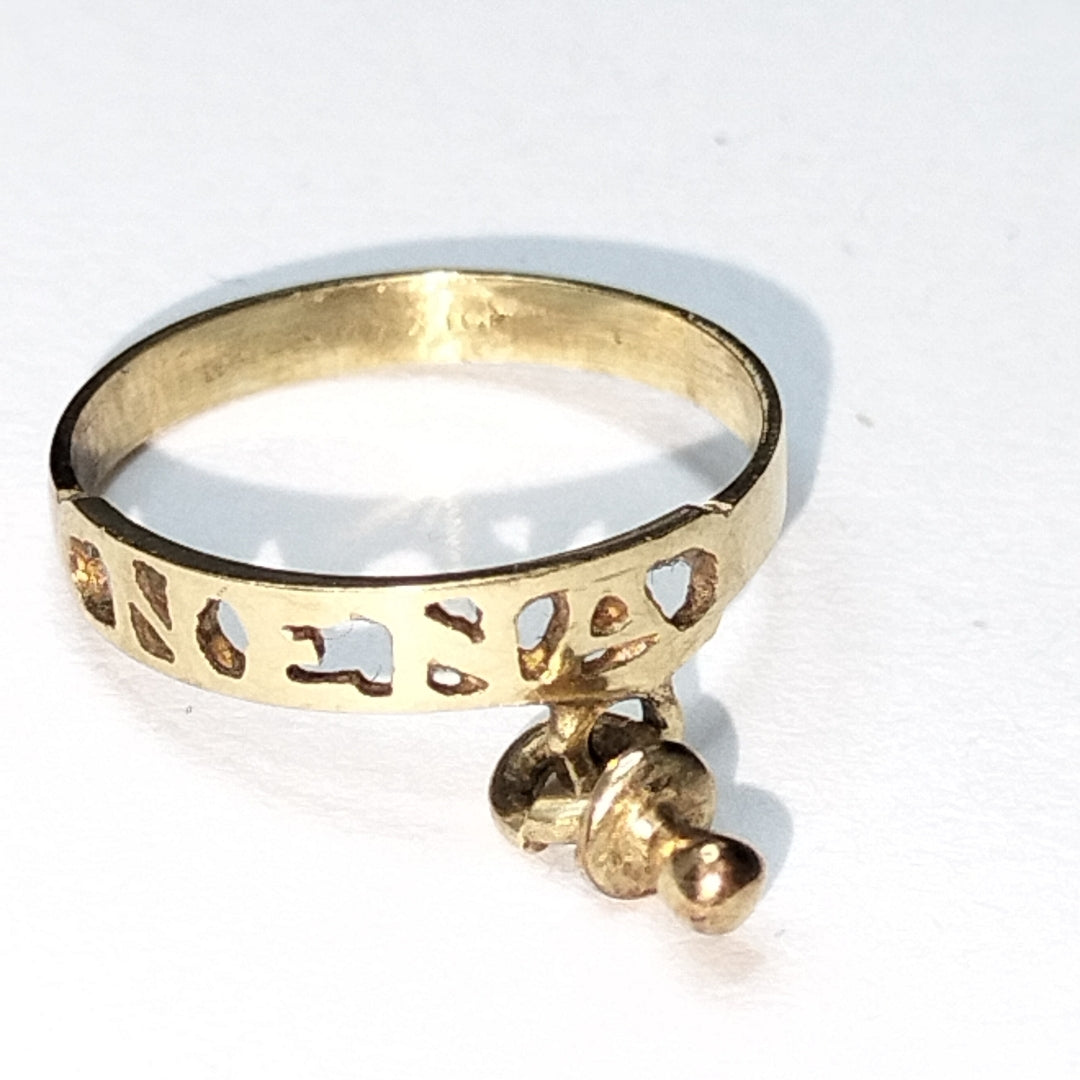 ANILLITO ORO 10 K 0.8 GRMS (SEMINUEVO)