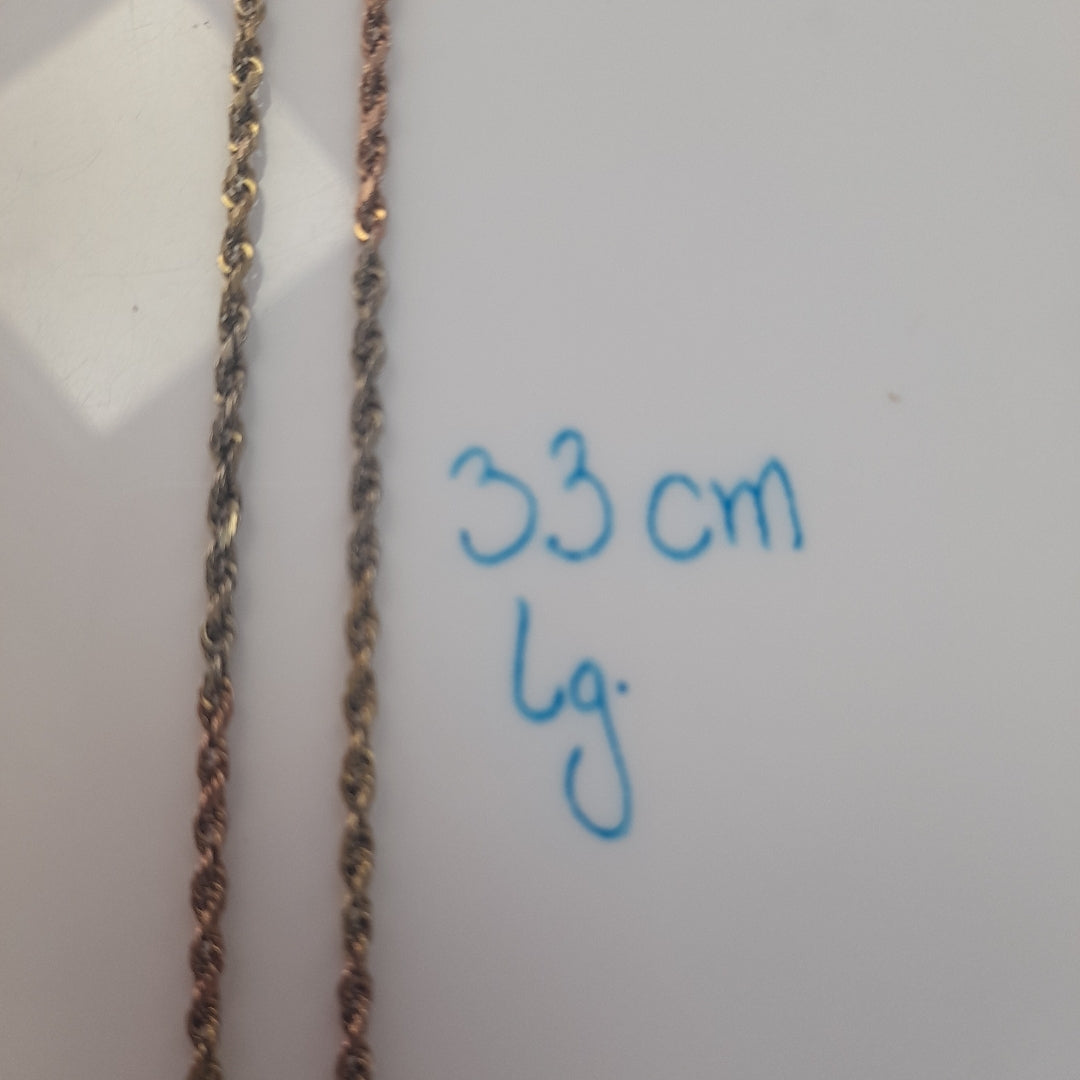 CADENA ORO COMBINADO 10 K 8,80 GRMS (SEMINUEVO)