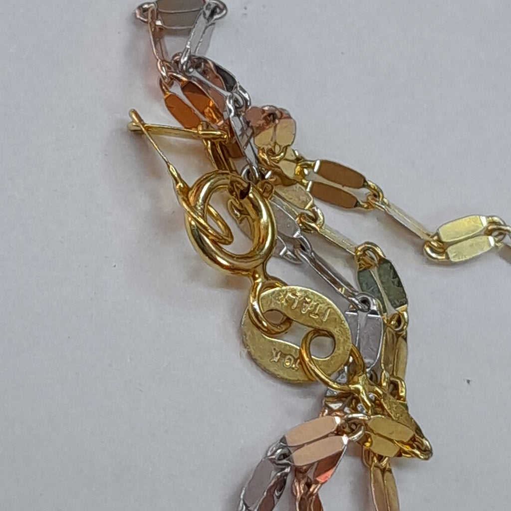 CADENA ORO COMBINADO 10 K 1,90 GRMS (SEMINUEVO)