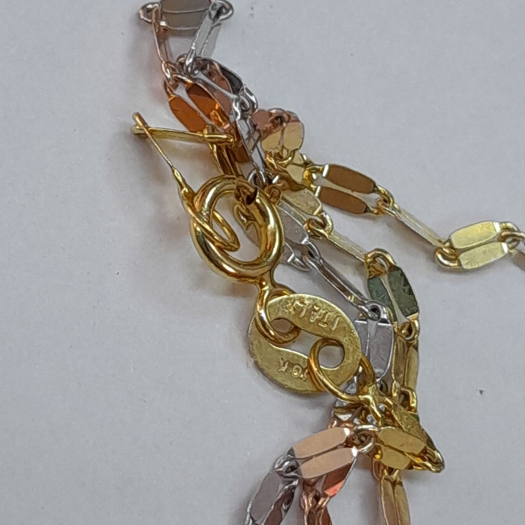 CADENA ORO COMBINADO 10 K 1,90 GRMS (SEMINUEVO)