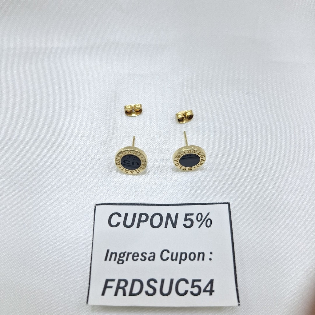 BROQUELES PAR ORO 14 K 3,40 GRMS (SEMINUEVO)
