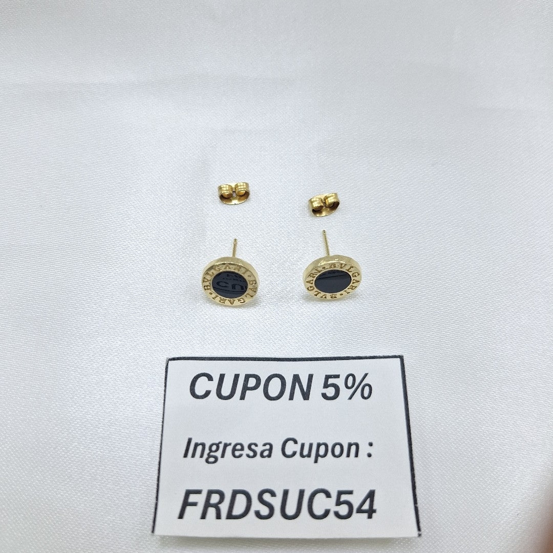 BROQUELES PAR ORO 14 K 3,40 GRMS (SEMINUEVO)