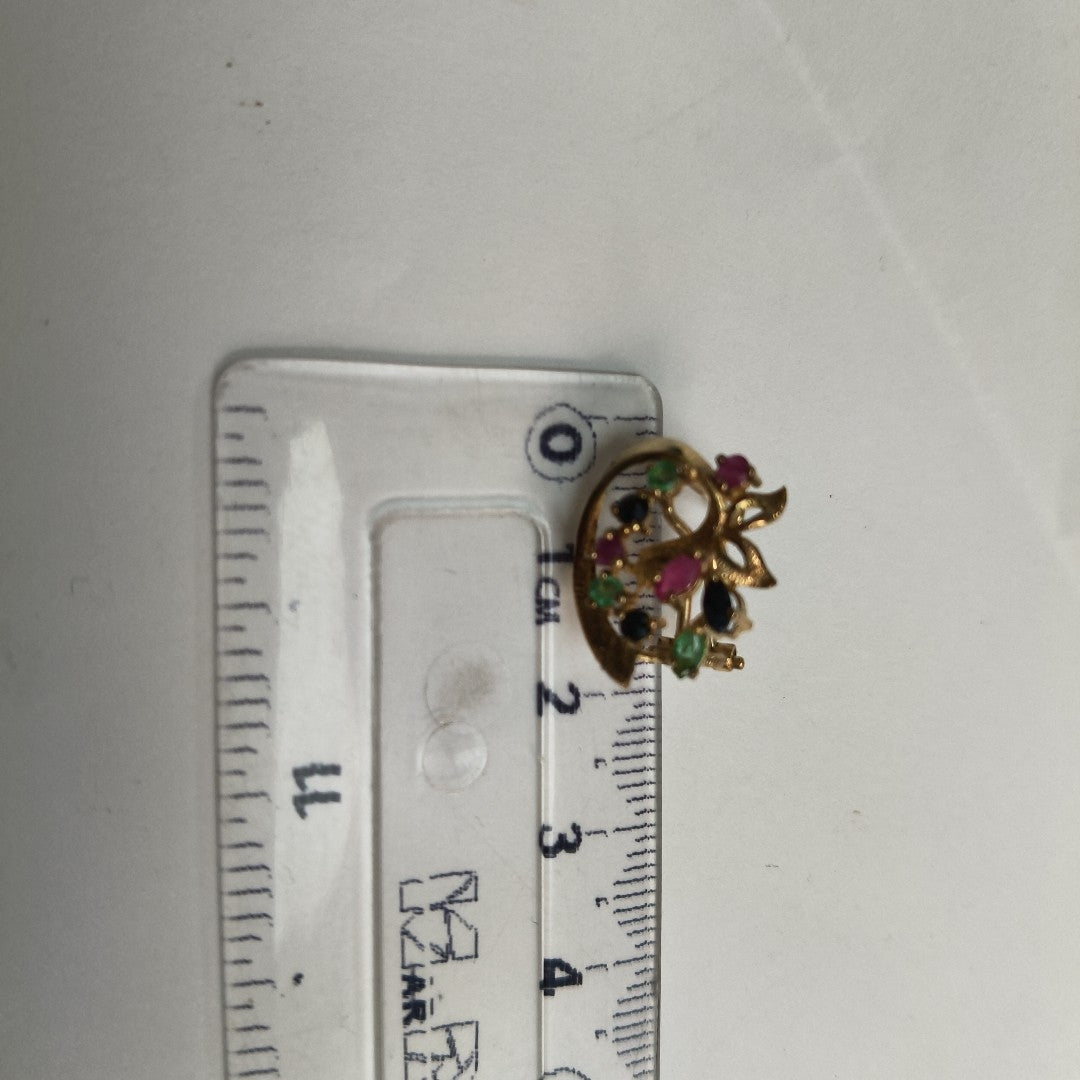ARETES PAR ORO 8 K 4,00 GRMS (SEMINUEVO)