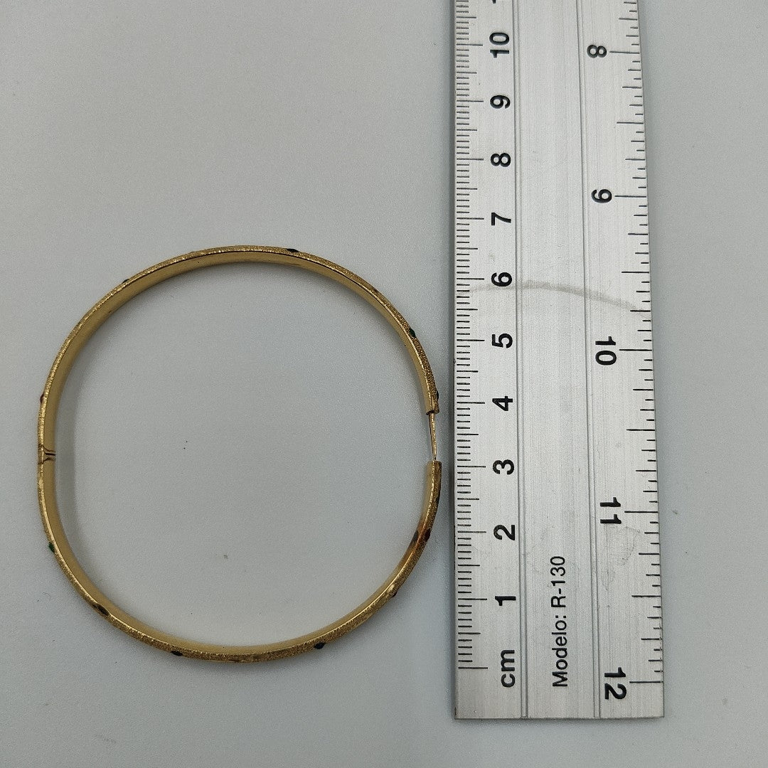 PULSERA RIGIDA ORO 14 K 6,40 GRMS (SEMINUEVO)