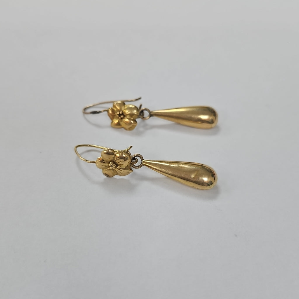 ARETES PAR ORO 14 K 2.7 GRMS (SEMINUEVO)