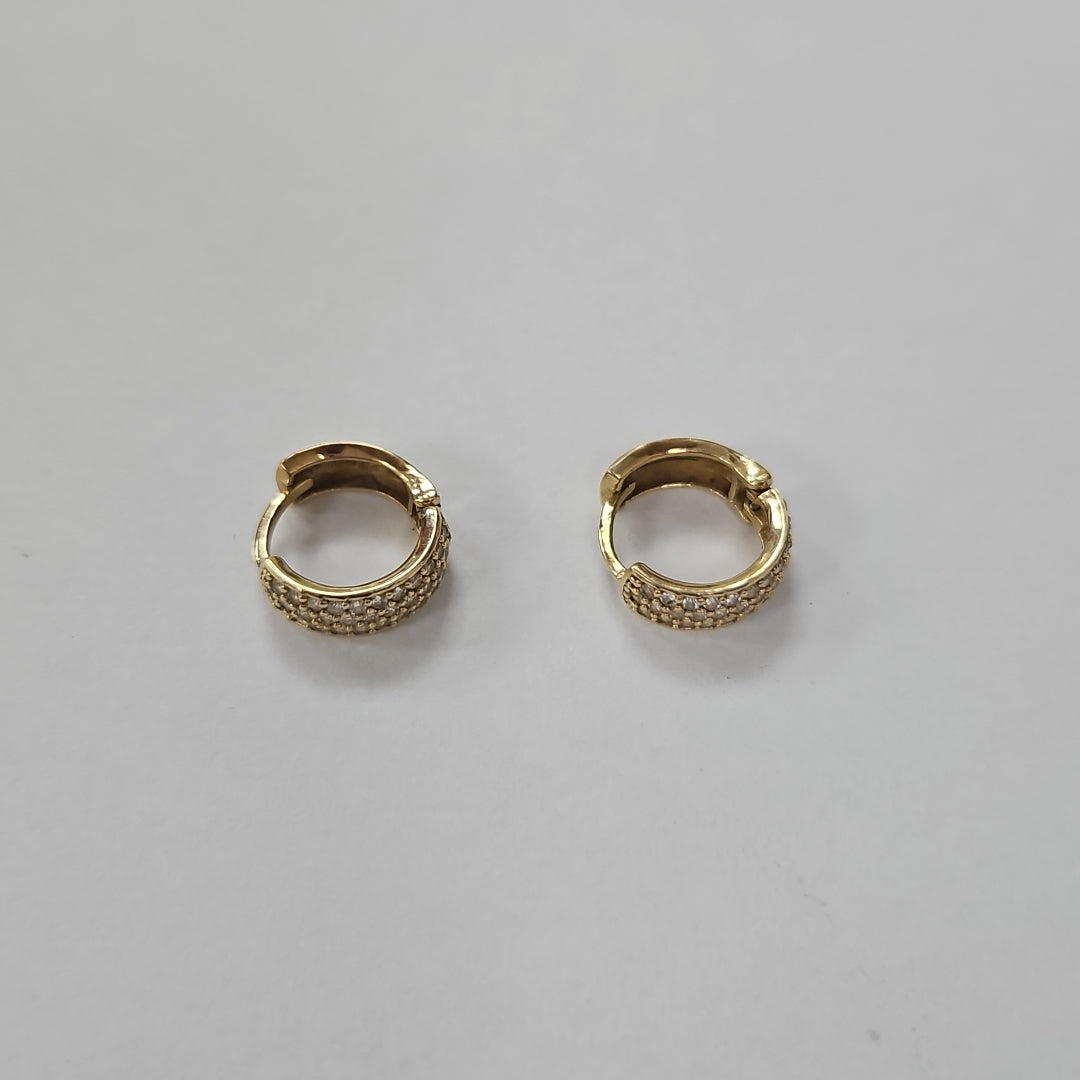 ARRACADAS PAR ORO 14 K 2.2 GRMS (SEMINUEVO)