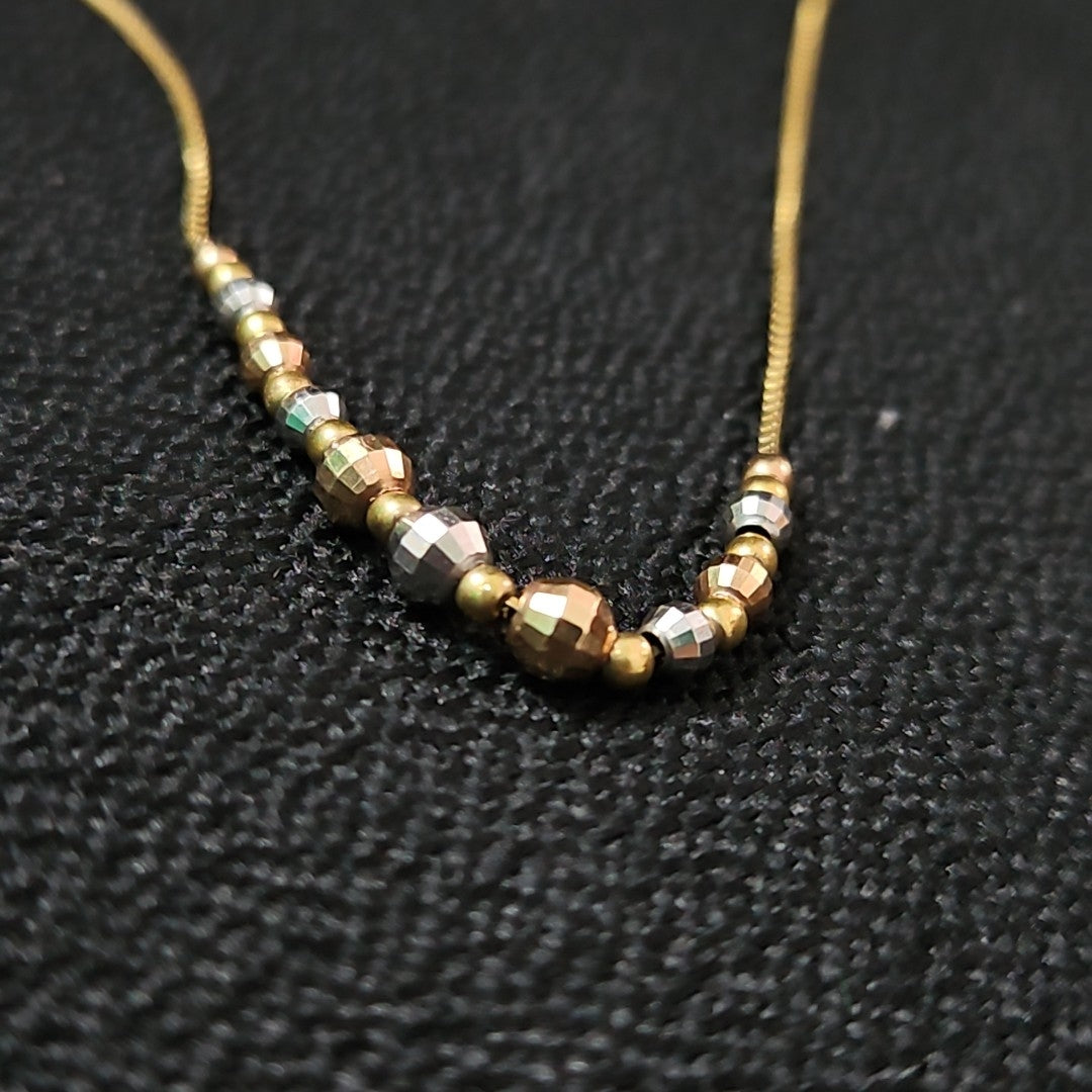 GARGANTILLA ORO COMBINADO 10 K 2,70 GRMS (SEMINUEVO)