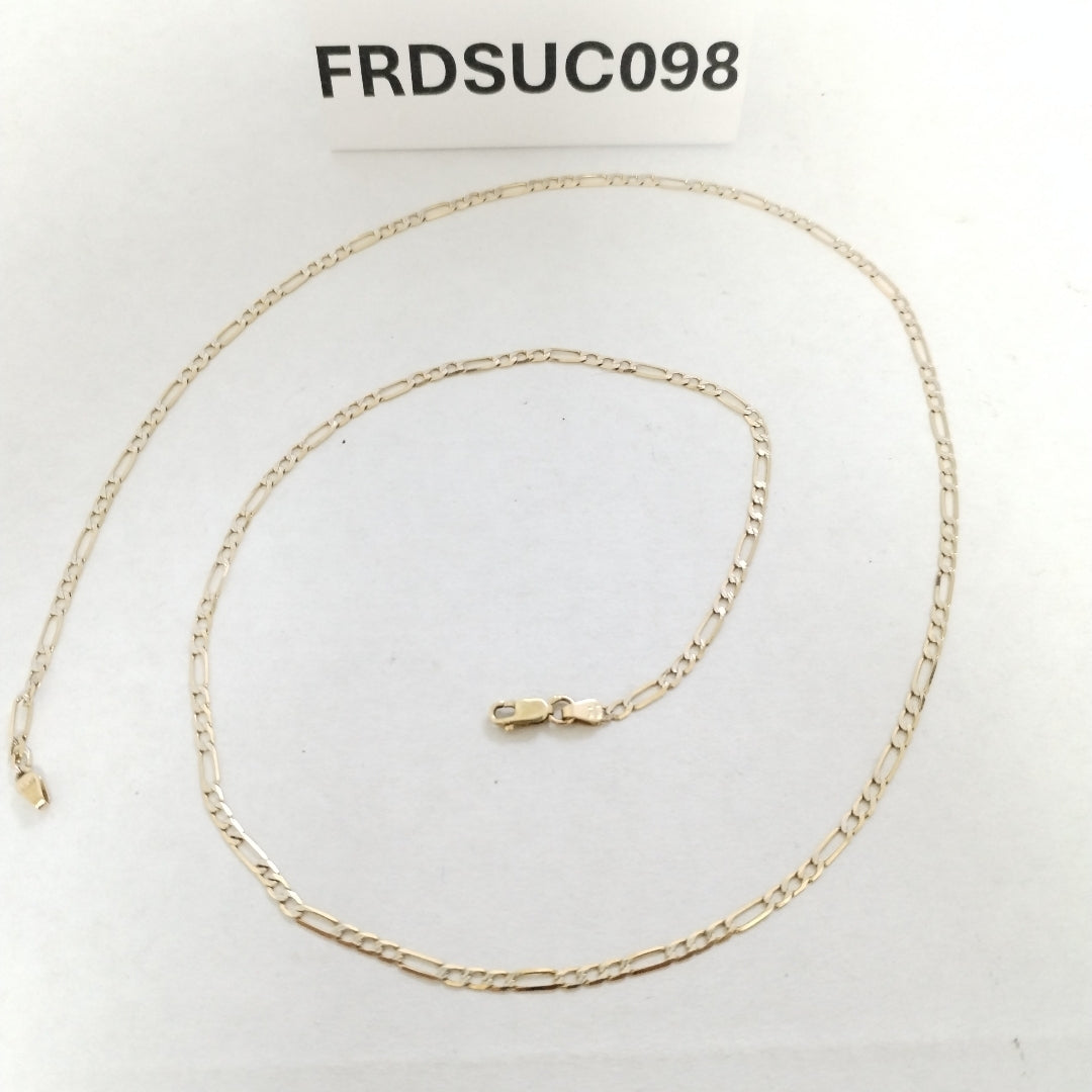 CADENA ORO, ORO COMBINADO 14 K 4.1 GRMS (SEMINUEVO)