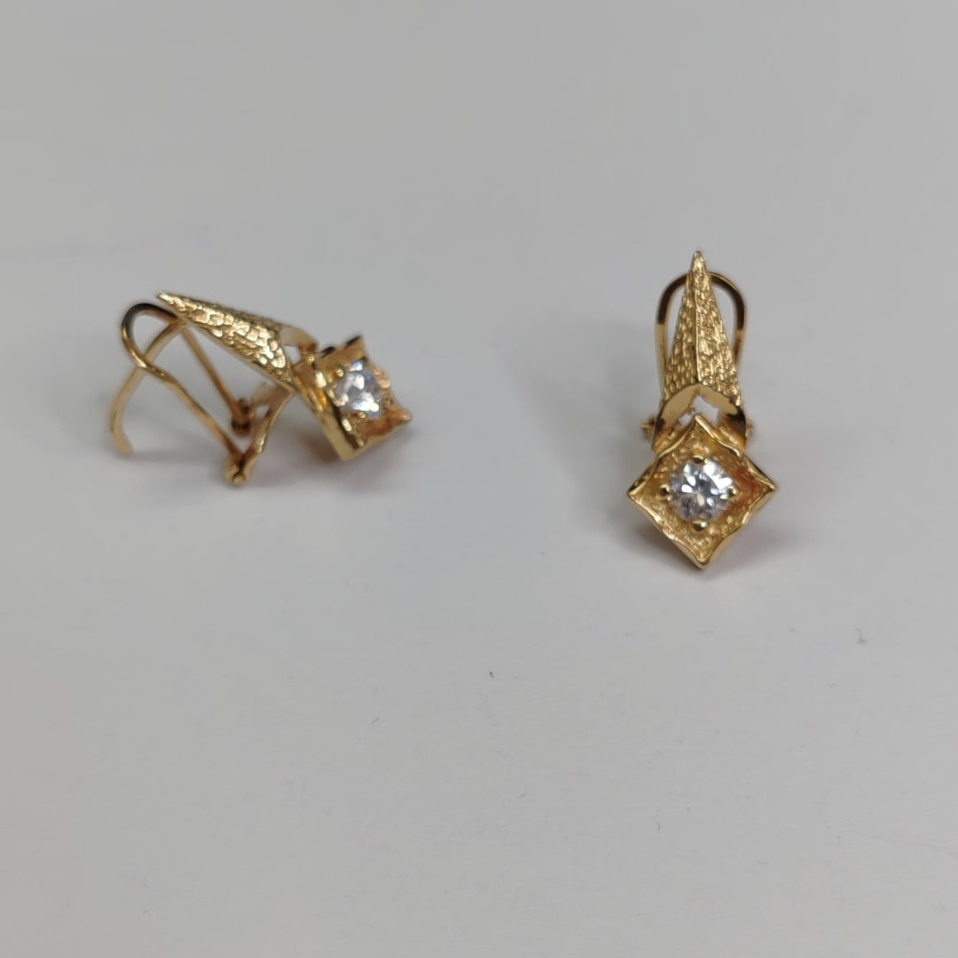 ARETES PAR ORO 14 K 2,70 GRMS (SEMINUEVO)