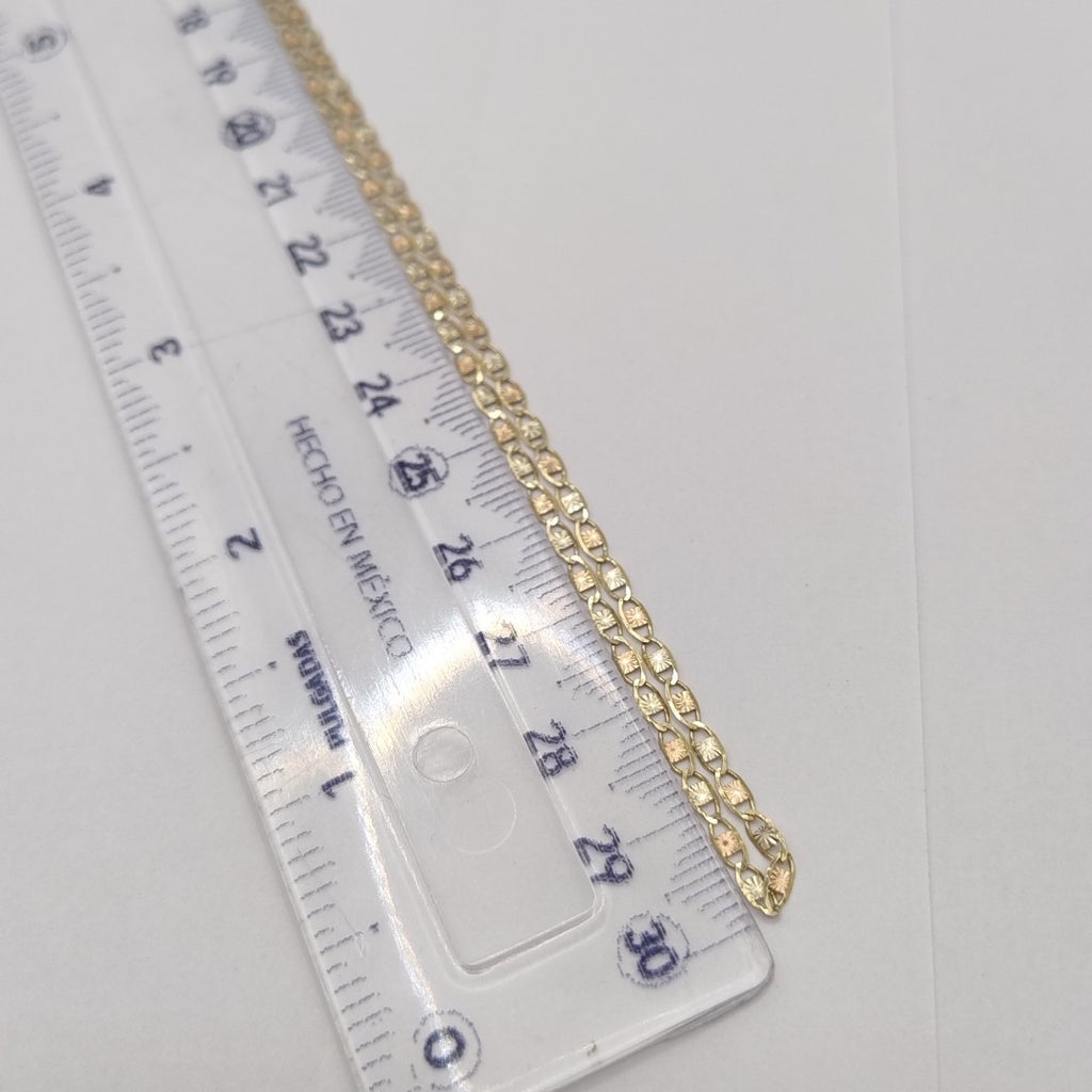 CADENA ORO, ORO COMBINADO 10 K 2.8 GRMS (SEMINUEVO)
