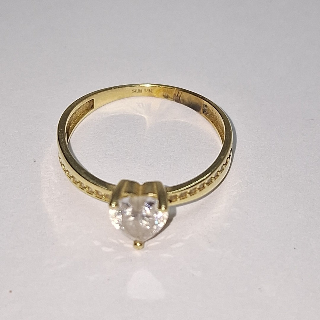 SOLITARIO ORO 14 K 2,10 GRMS (SEMINUEVO)