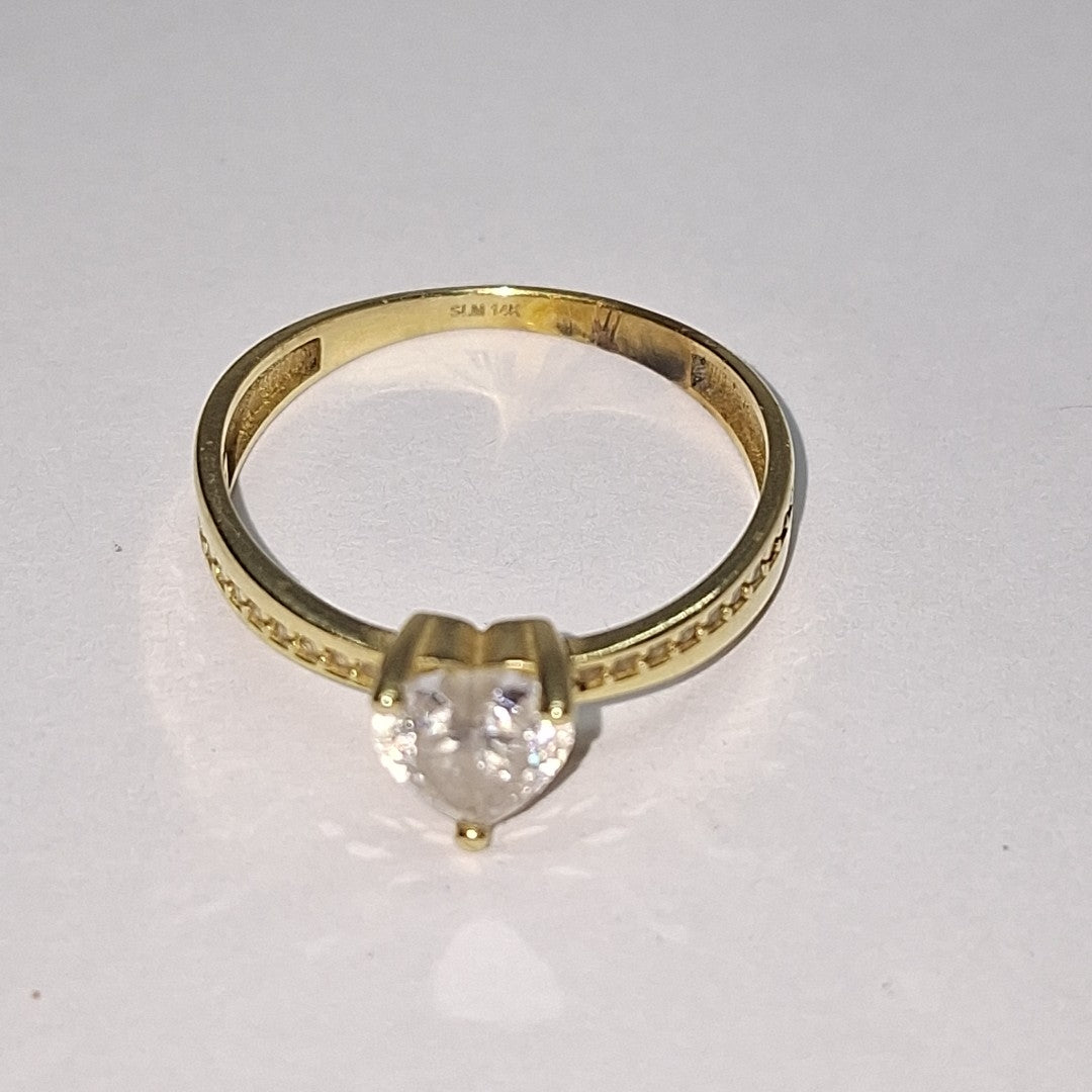 SOLITARIO ORO 14 K 2,10 GRMS (SEMINUEVO)