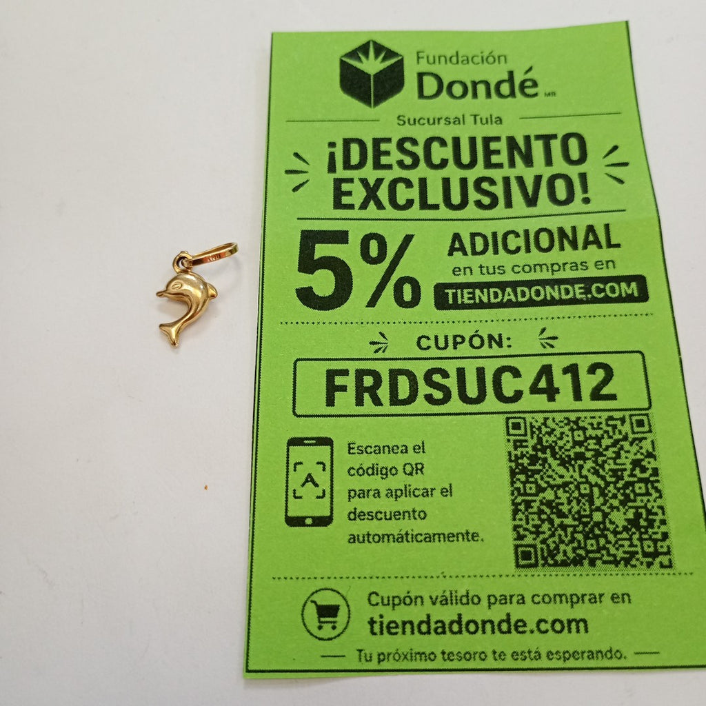 DIJE ORO 14 K 0,40 GRMS (SEMINUEVO)