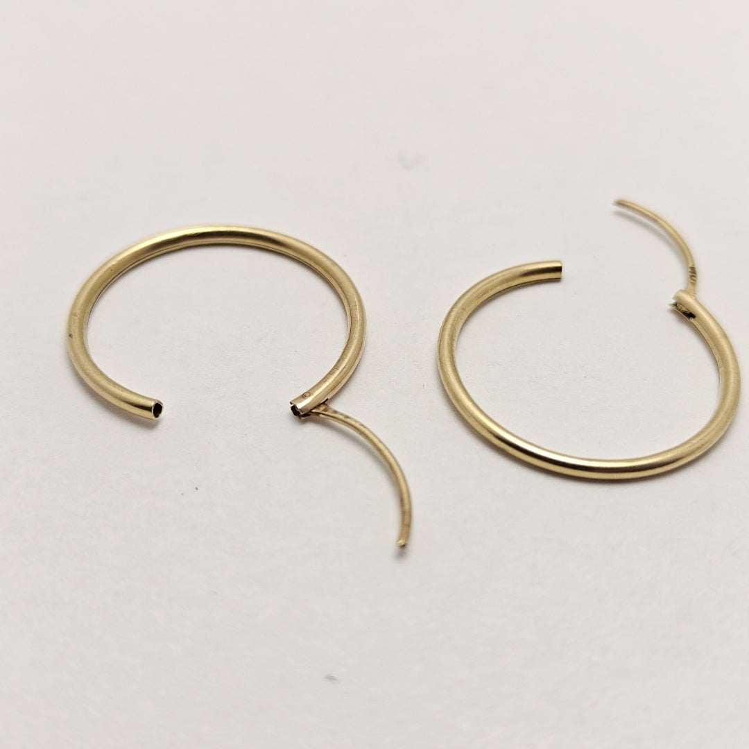 ARRACADAS PAR ORO 14 K 1.4 GRMS (SEMINUEVO)