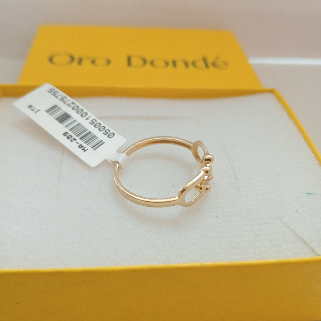 ANILLOS DAMA ORO 14K 1.5 (NUEVO)