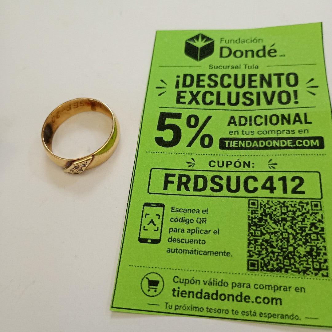 ARGOLLA ORO 8 K 3.2 GRMS (SEMINUEVO)