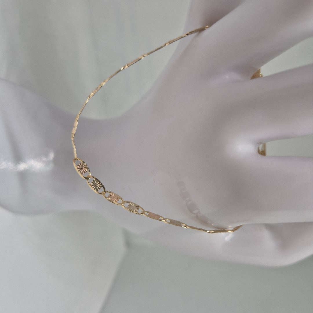 PULSERA GUCHI 14K 18 CM 2.8 GR (NUEVO)