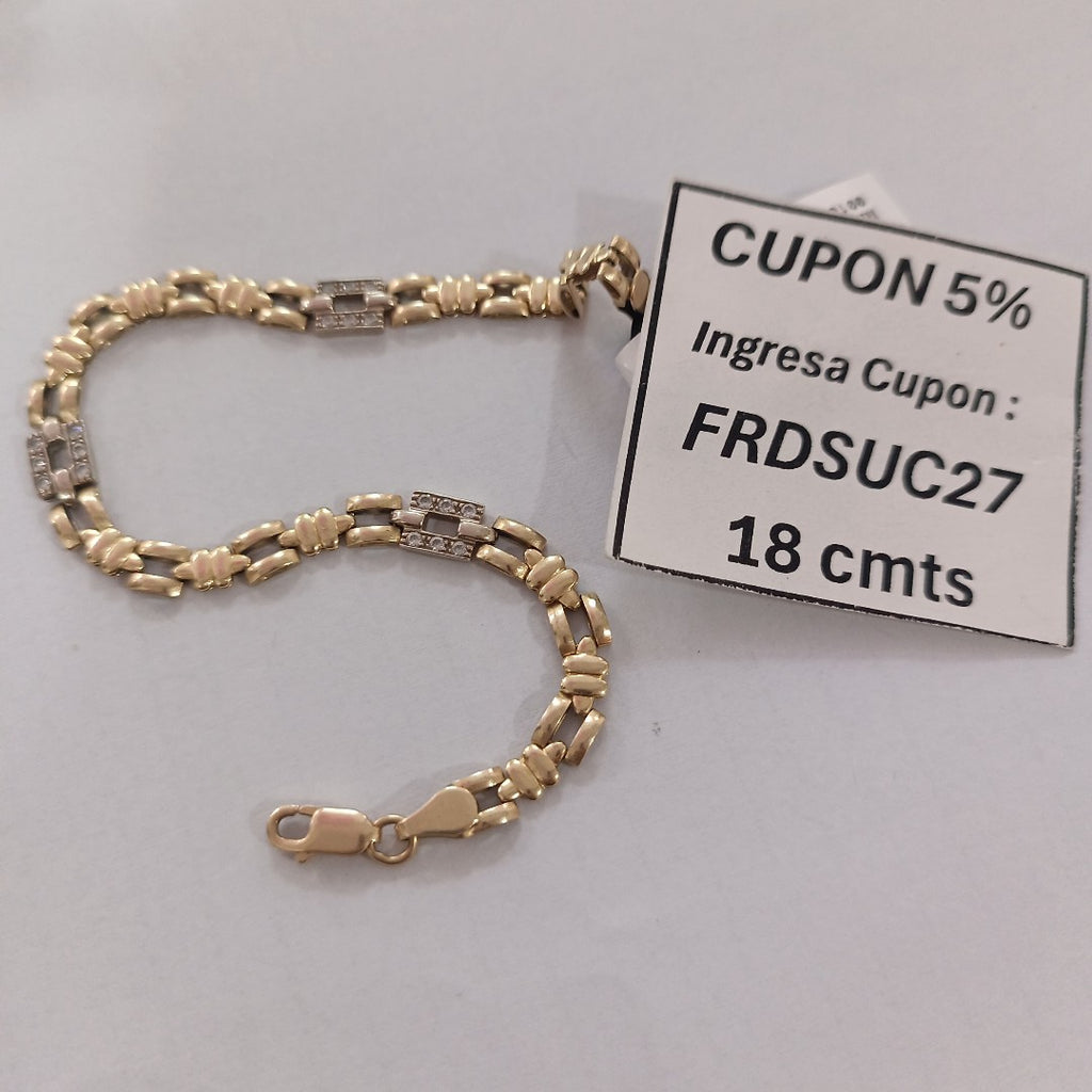PULSERA ORO 14 K 6.4 GRMS (SEMINUEVO)