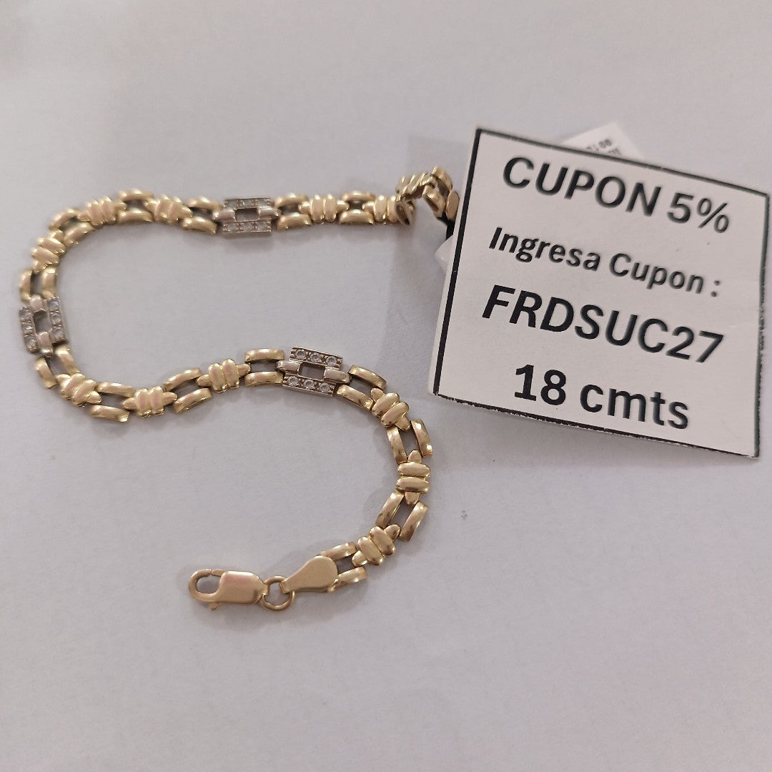 PULSERA ORO 14 K 6.4 GRMS (SEMINUEVO)