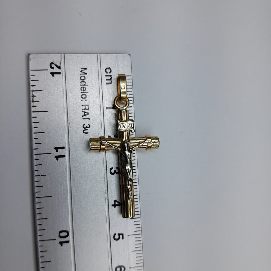CRUCIFIJO ORO 14 K 3.7 GRMS (SEMINUEVO)
