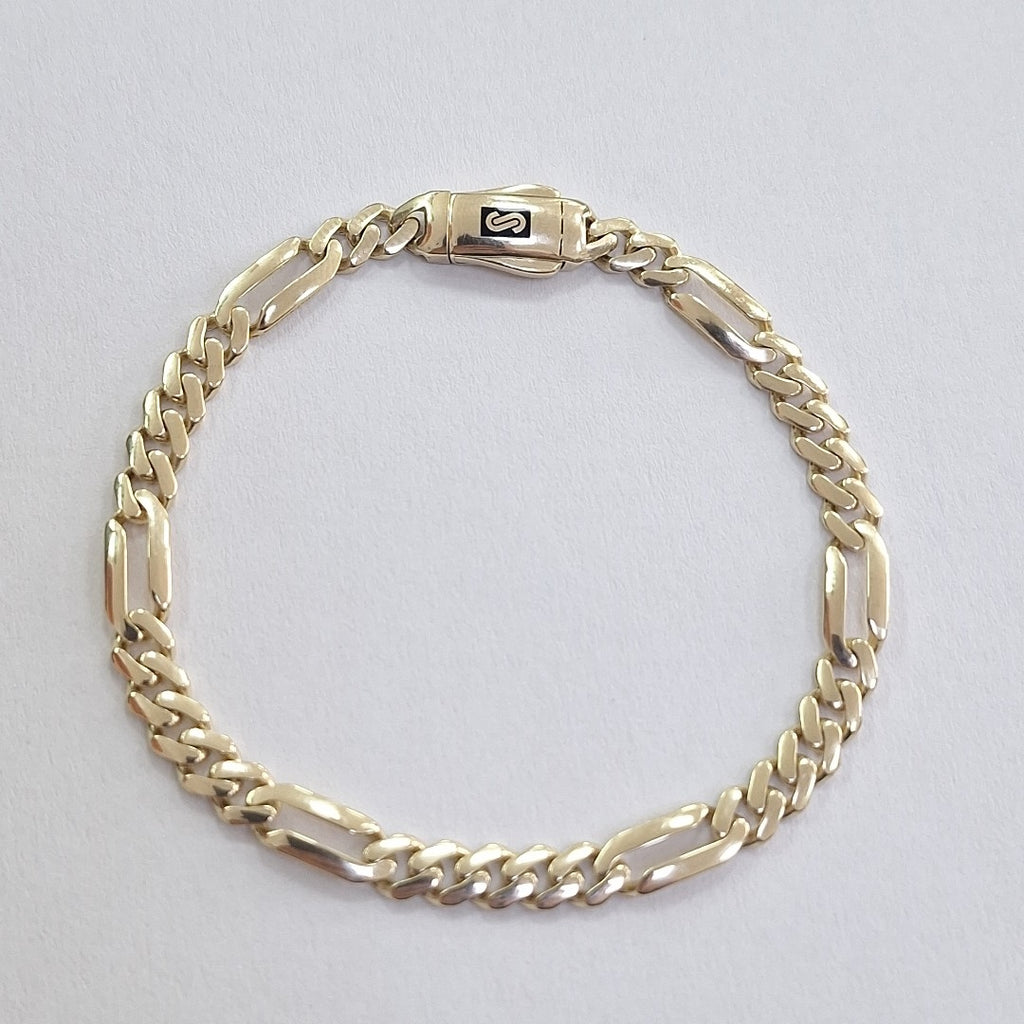 PULSERA MONACO ORO 14K 4.8 (NUEVO)