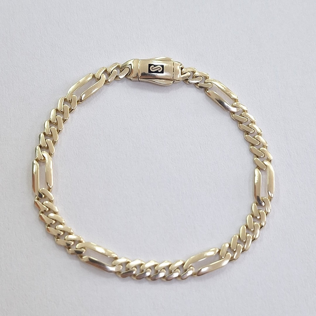 PULSERA MONACO ORO 14K 4.8 (NUEVO)