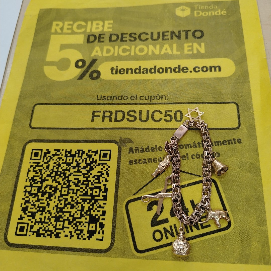 PULSERA ORO 14 K 13,90 GRMS (SEMINUEVO)