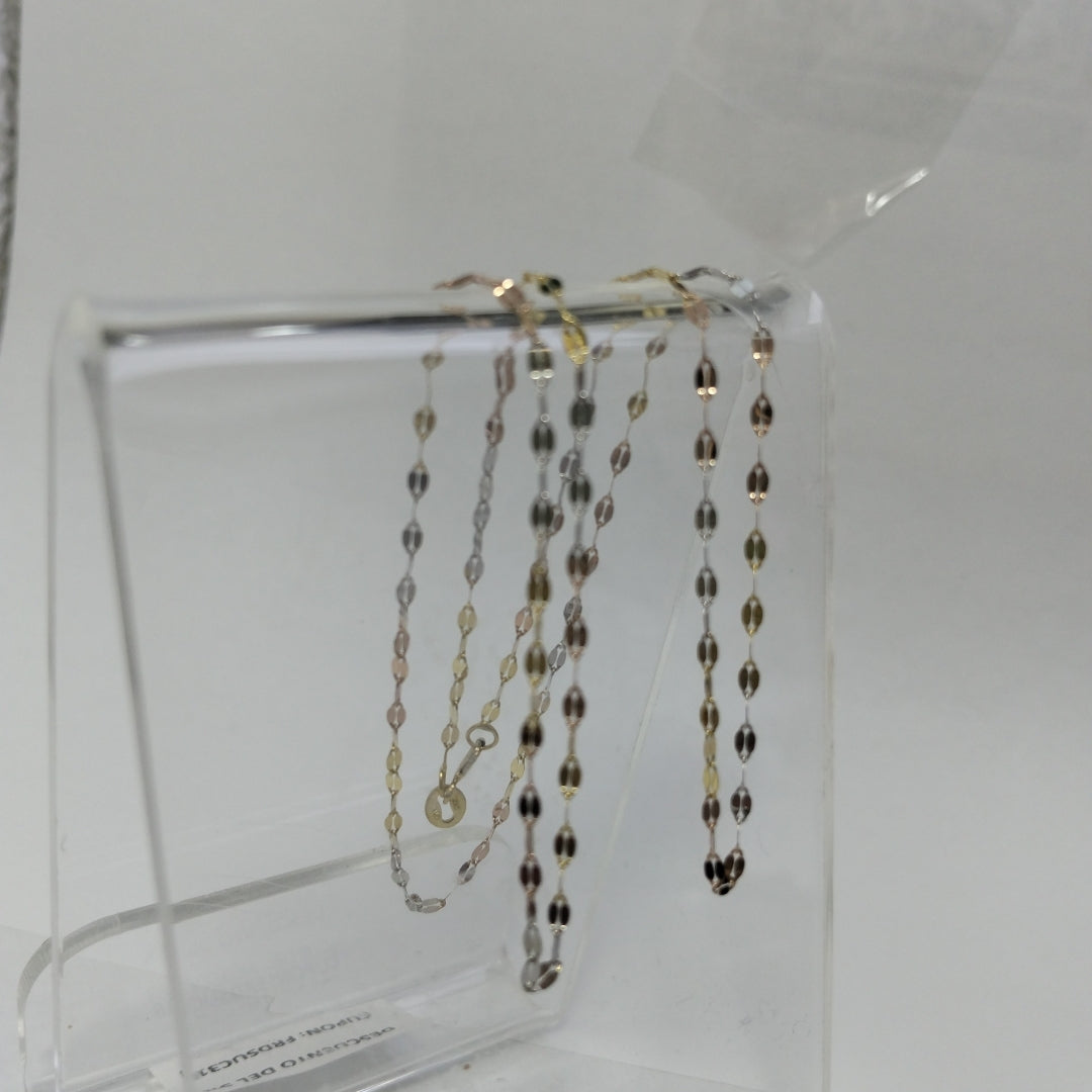 CADENA ORO COMBINADO 10 K 1 GRMS (SEMINUEVO)