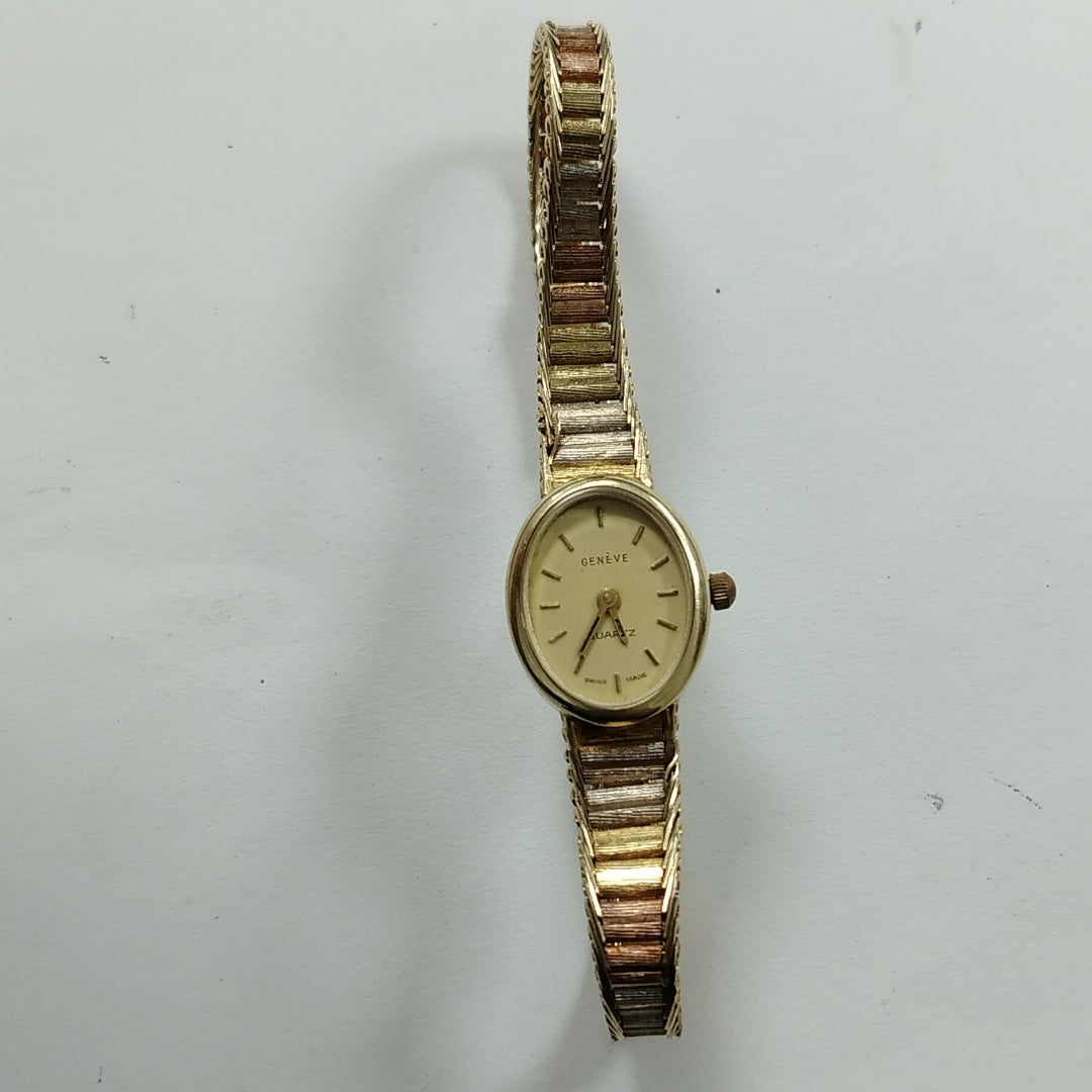RELOJ CAJA Y PULSO ORO ORO 14 K 19 GRMS (SEMINUEVO)