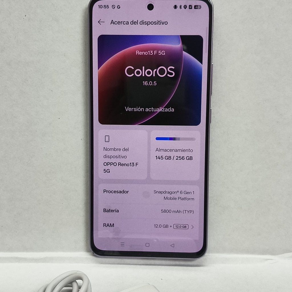 CELULAR OPPO RENO 13F 5G CPH2699 (2025) 256 GB 12 GB RAM (SEMINUEVO)