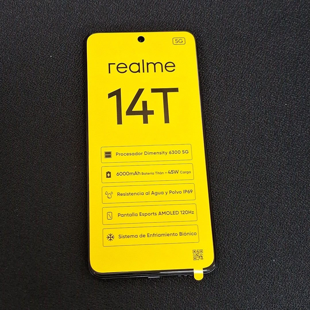 CELULAR REALME 14T 5G RMX5078 (2024) 256 GB 8 GB RAM (SEMINUEVO)